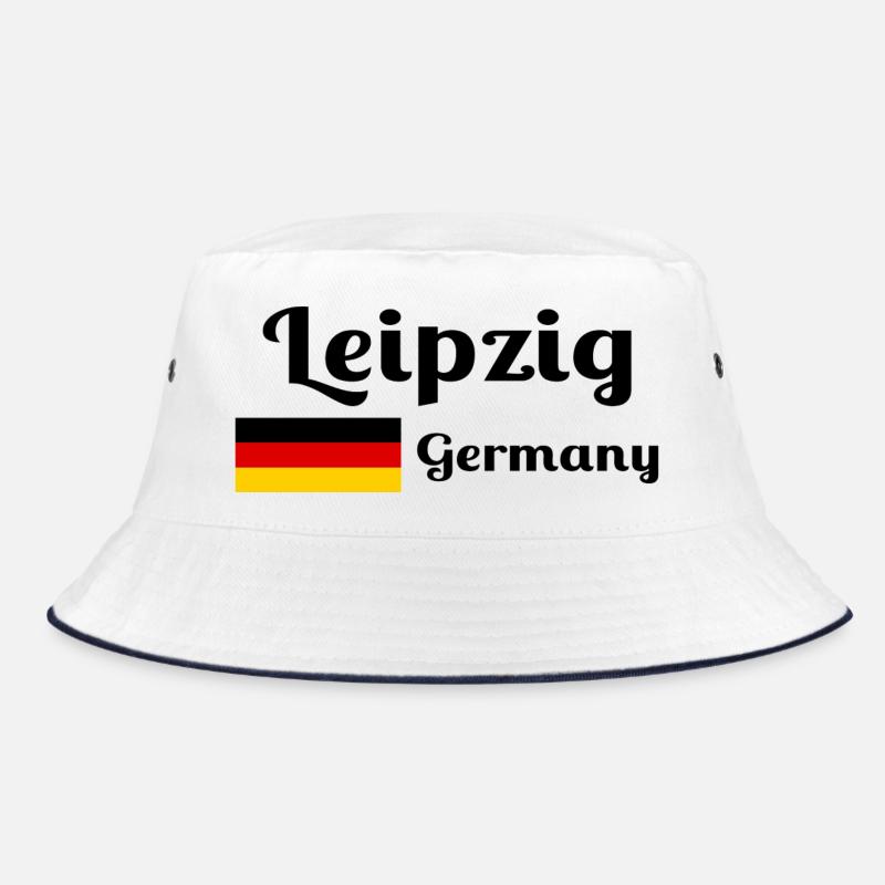 Leipzig, Deutschland - Stilvolle Drucke Bucket Hat