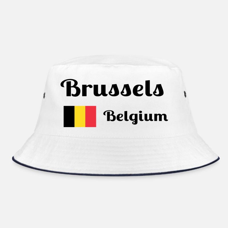 Bruxelles, Belgique- Imprimés élégants - Bob - blanc/marine