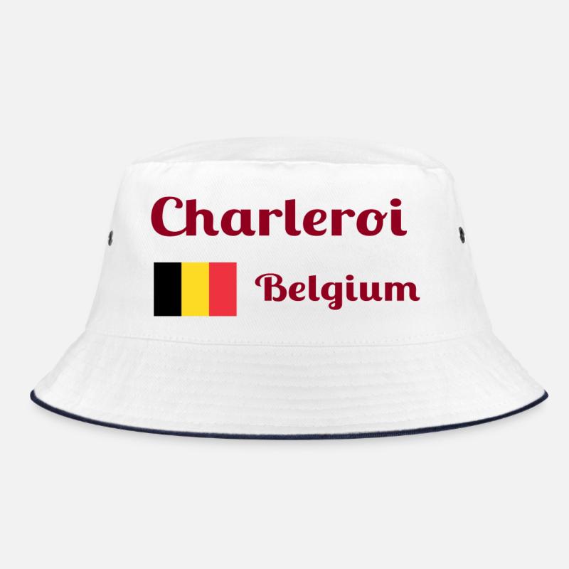 Charleroi Belgien - Stilvolle Drucke Bucket Hat