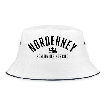 Norderney, reine de la mer du Nord - Bob - blanc/marine - Devant