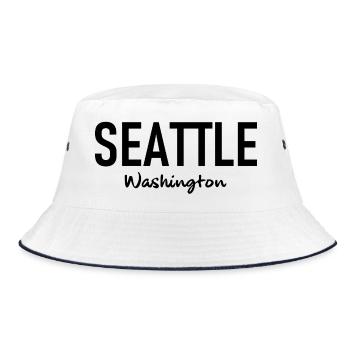 Seattle - Washington, États-Unis, États-Unis d’Amérique - Bob - blanc/marine - Devant