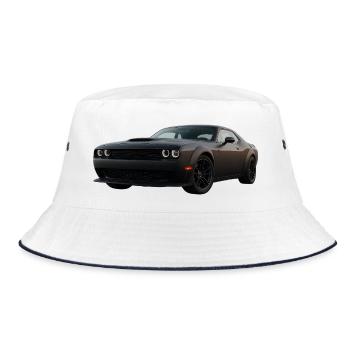 Challenger SRT - Bucket Hat - white/navy - Front