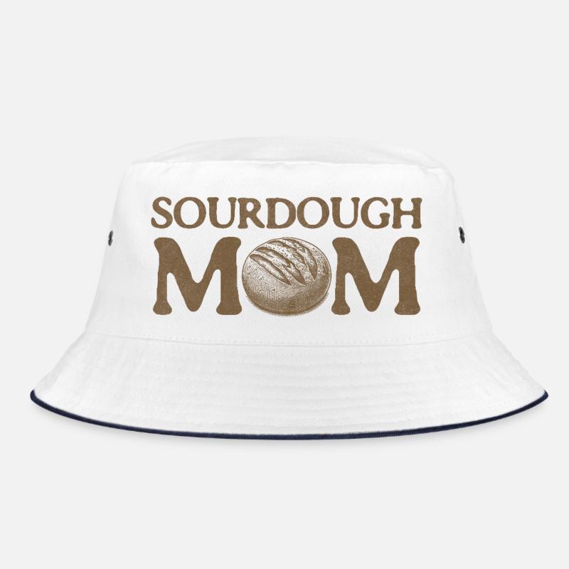 Sauerteig Mama Hausgemachtes Brot Liebhaber Mutter Bucket Hat
