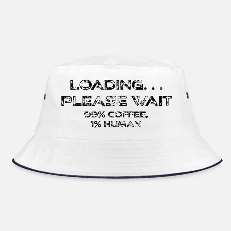 Loading - Bucket Hat - white/navy