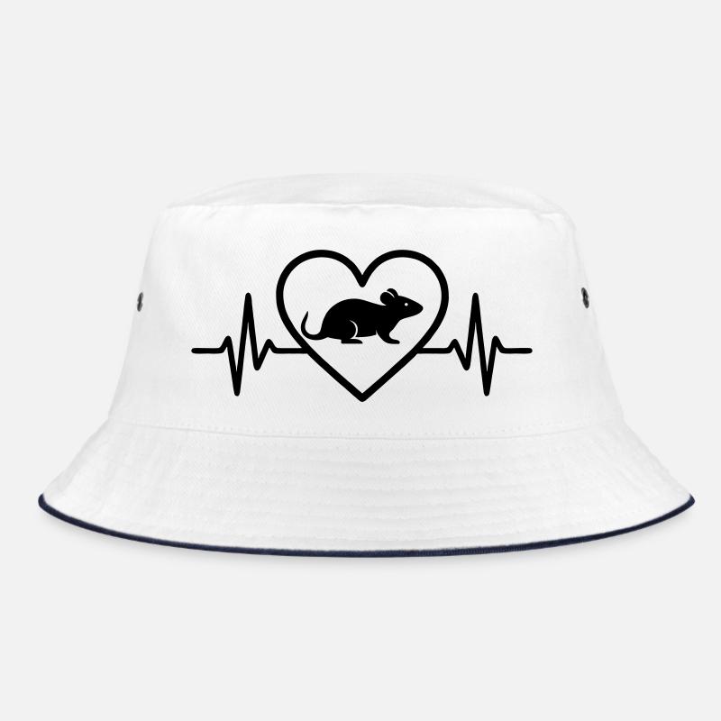 Rat Heart Bucket Hat