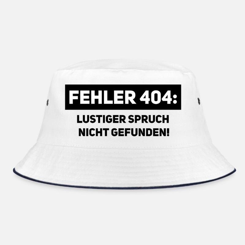 Fehler 404 – Lustiger Informatiker Spruch Bucket Hat