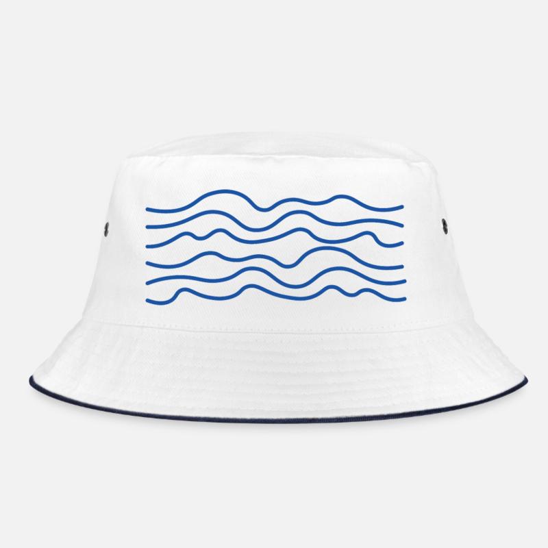 Blaue Welle Bucket Hat