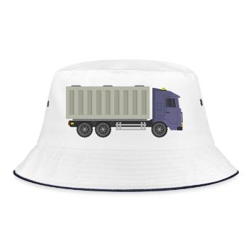 Container trucks - Bucket Hat - white/navy - Front