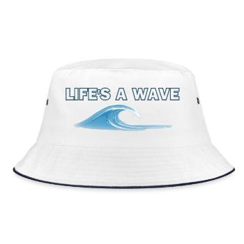 Vague de la Vie - Bob - blanc/marine - Devant