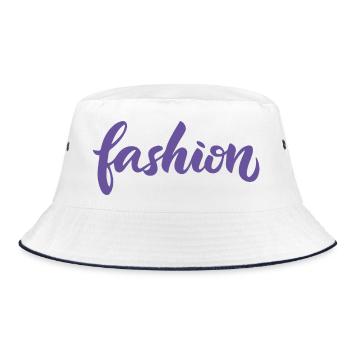 Tendance des écritures de lettrage mode violettes de mode - Bob - blanc/marine - Devant