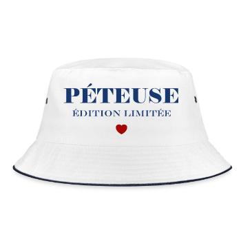 PÉTEUSE Édition Limitée Bleu - Bob - blanc/marine - Devant