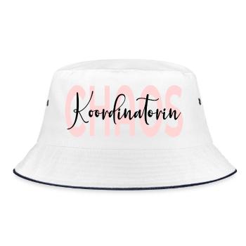 Chaos Coordinator Mom - Bucket Hat - white/navy - Front