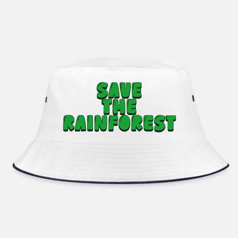 save the rainforest Bucket Hat