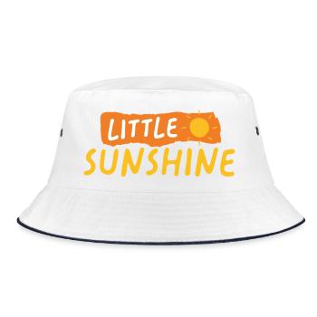 LITTLE SUNSHINE - Bucket Hat - Weiß/Navy - Vorne