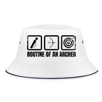 Routine de l’archer - Bob - blanc/marine - Devant
