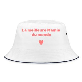Meilleure Mamie Monde - Bob - blanc/marine - Devant