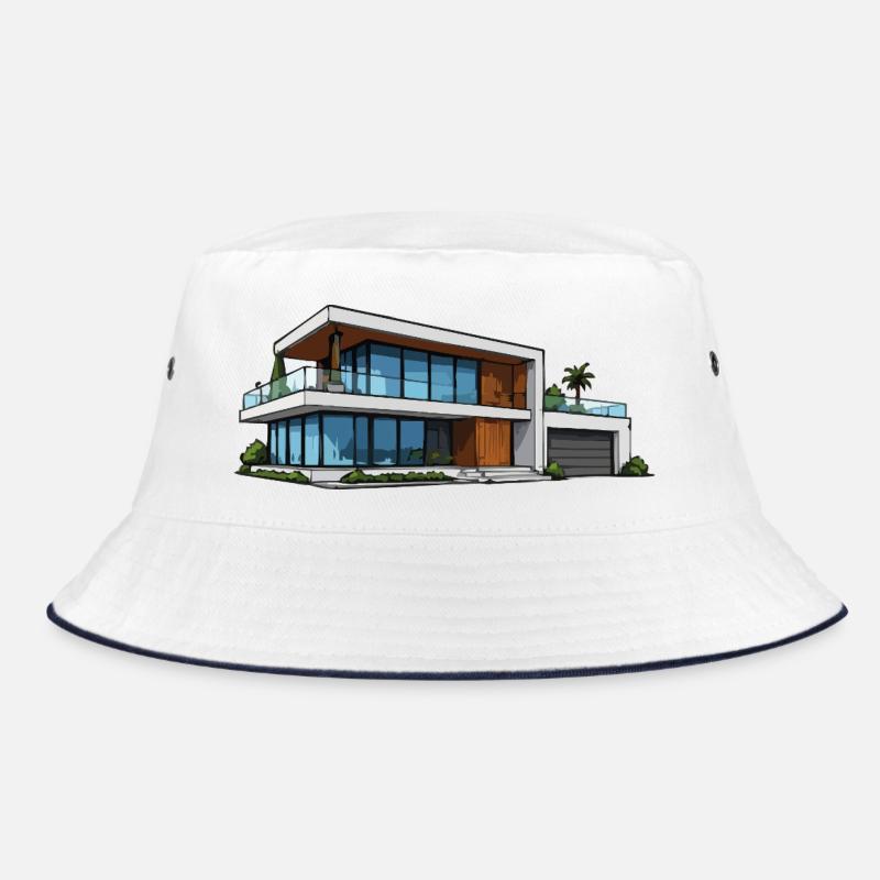 Illustration d’architecture moderne de villas Bob