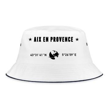 Aix En Provence Coordonnées Globe - Bob - blanc/marine - Devant