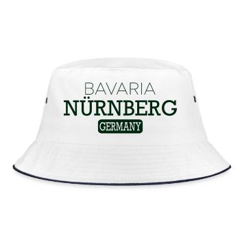 Nürnberg Bayern - Bucket Hat - Weiß/Navy - Vorne