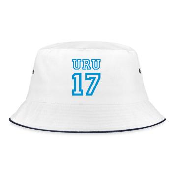 URUGUAY 2017 - Bucket Hat - white/navy - Front