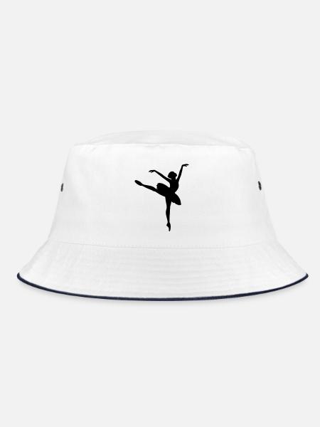 Ballet Dancer - Bucket Hat - white/navy - Front