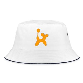 Balloon Dog - Bucket Hat - white/navy - Front