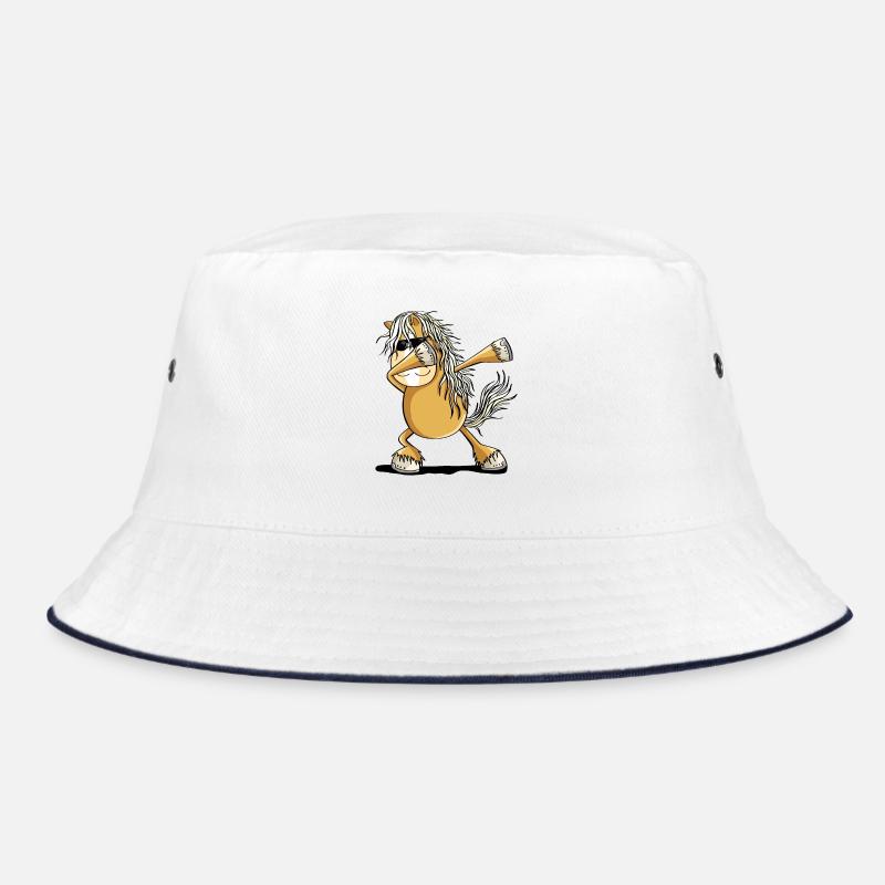 Cooles Dab Dance Pferd Dabbing Pony Comic Bucket Hat