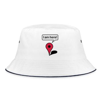 I am here! Google Maps - Bob - blanc/marine - Devant