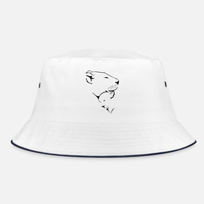 Löwin und ihr Löwe Bucket Hat