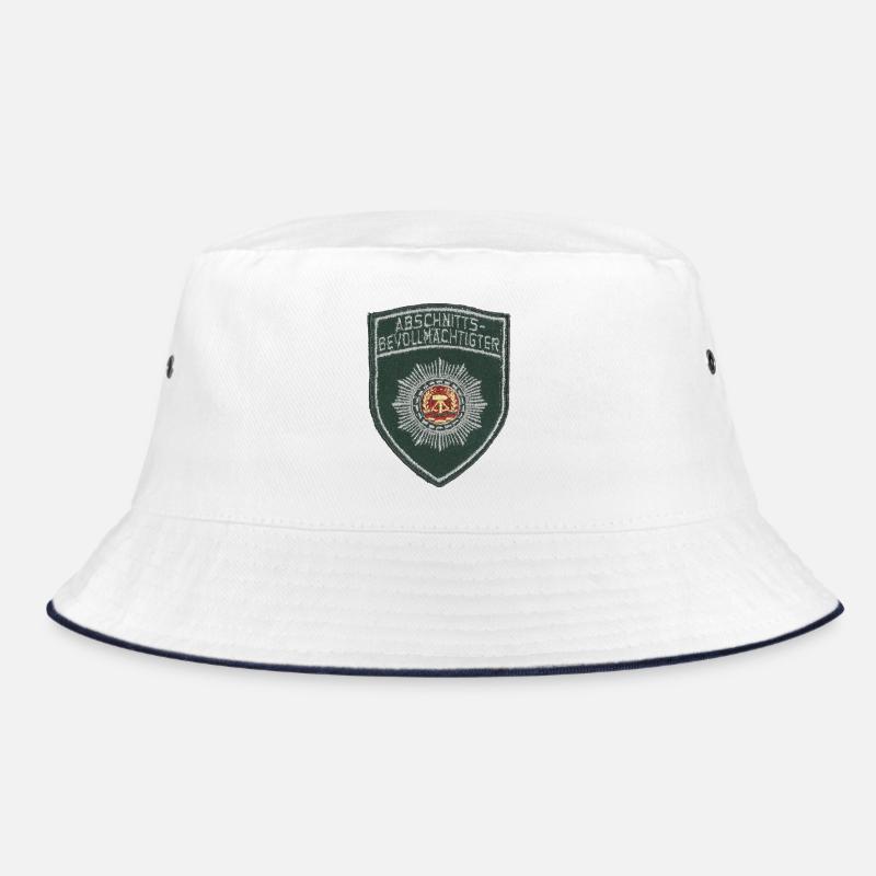 Abschnittsbevollmächtigter - Bucket Hat - Weiß/Navy