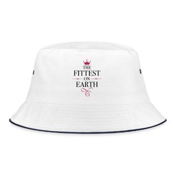 Sports - Bucket Hat - white/navy - Front