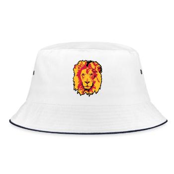 lion - Bob - blanc/marine - Devant