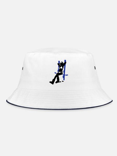 ski girl - Bob - blanc/marine - Devant