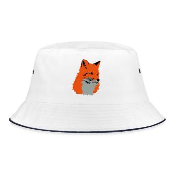 renard - Bob - blanc/marine - Devant