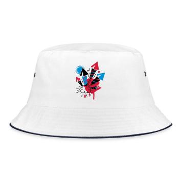 A firework - Bucket Hat - white/navy - Front