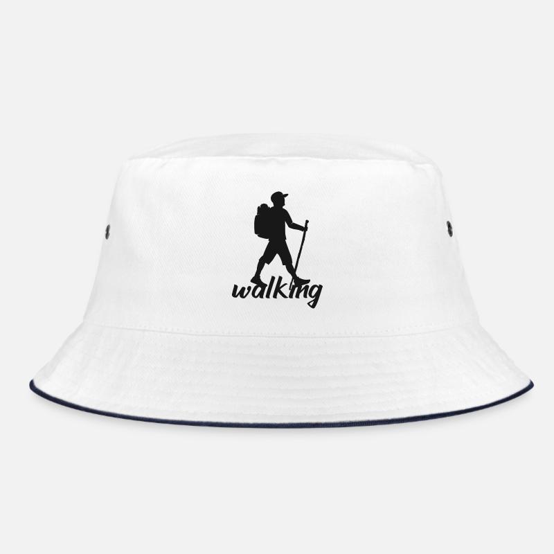 Walking Walk Hiking Hiker Bucket Hat