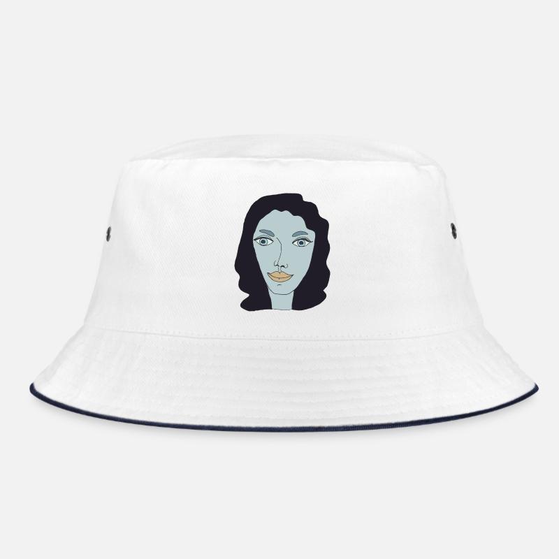 lady artwork Bucket Hat