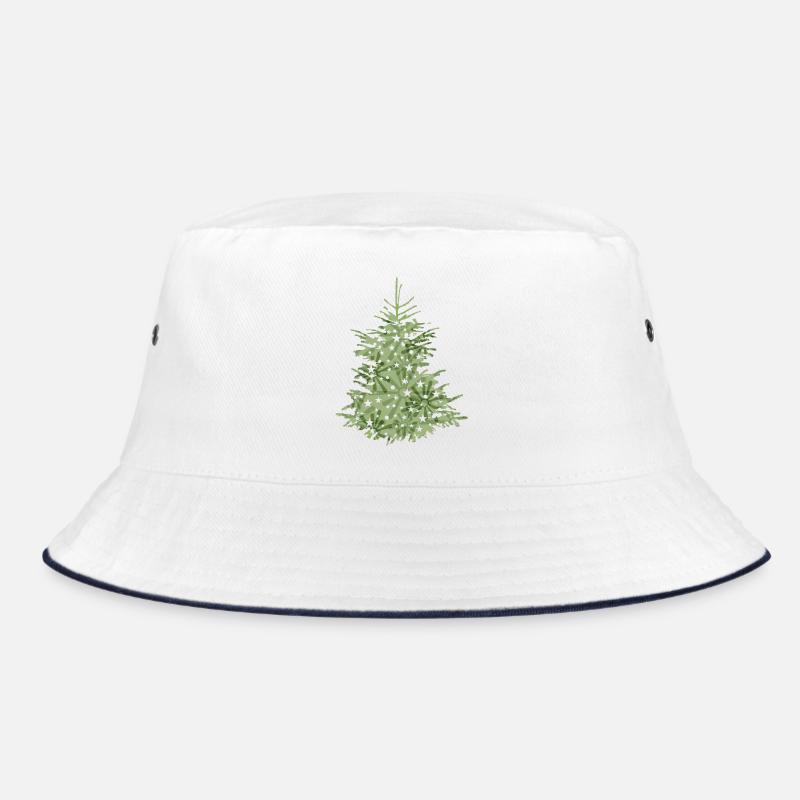 grüner Christbaum, Tannenbaum oder Weihnachtsbaum Bucket Hat