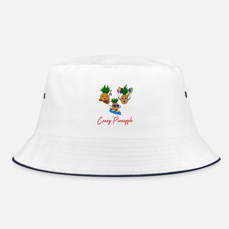 Crazy Pineapple / Summer / Crew / Proverbs / Pineapple Bucket Hat