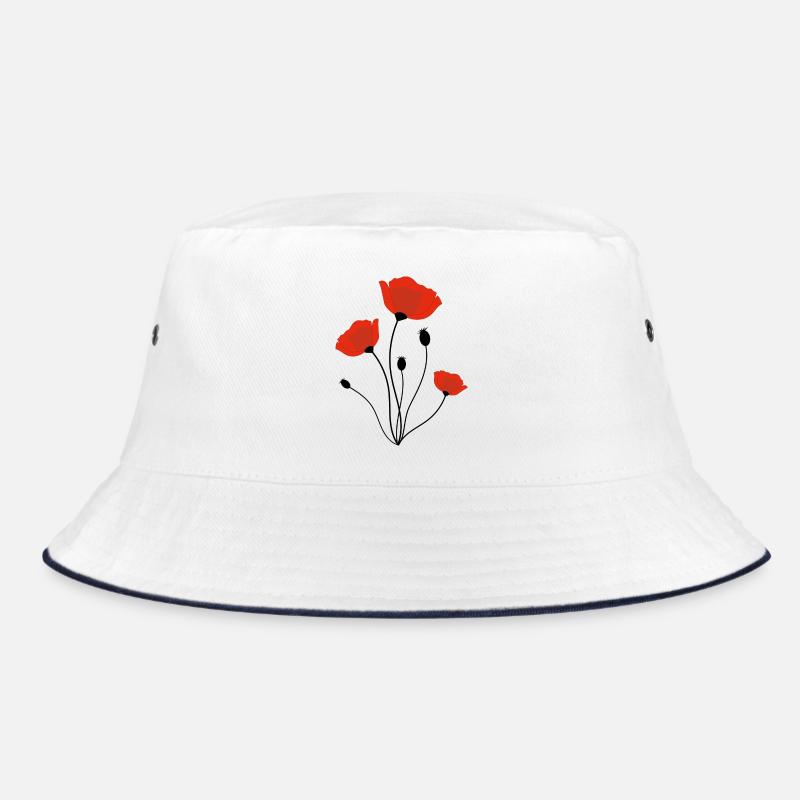 Mohnblume Bucket Hat
