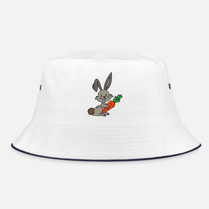 Hase mit Karotte Bucket Hat