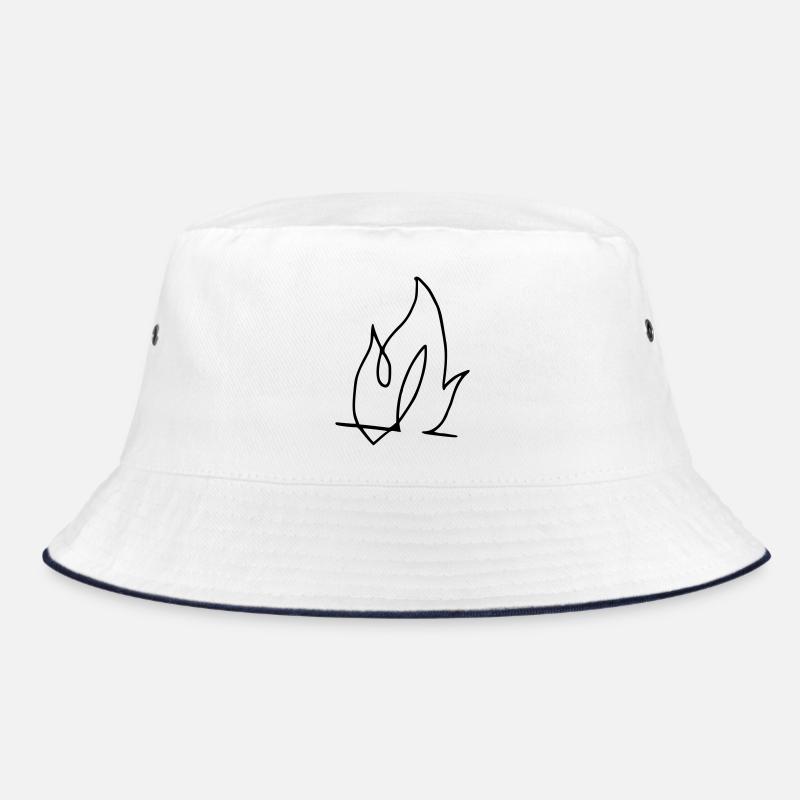 Flame, fire !!! Bucket Hat