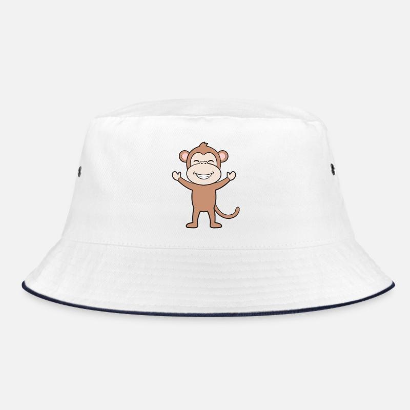 Singes singes - Bob - blanc/marine