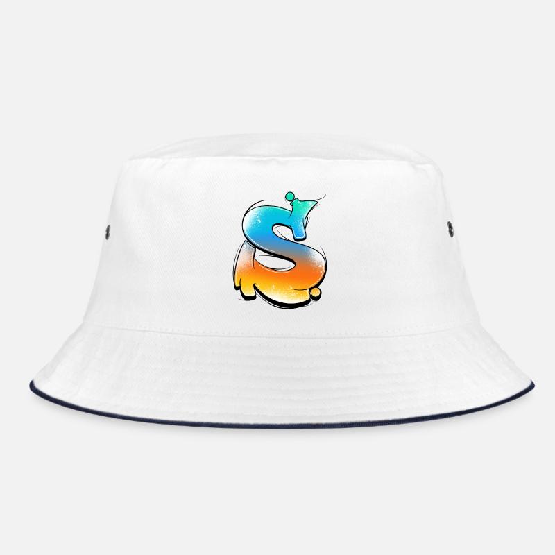 S-Farbverlauf Neon Spritzer Bucket Hat