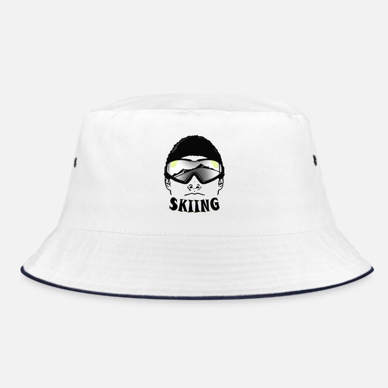 Alte Berg- und authentische Skibrillen Bucket Hat