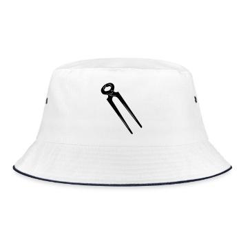 Pincers - Bucket Hat - white/navy - Front