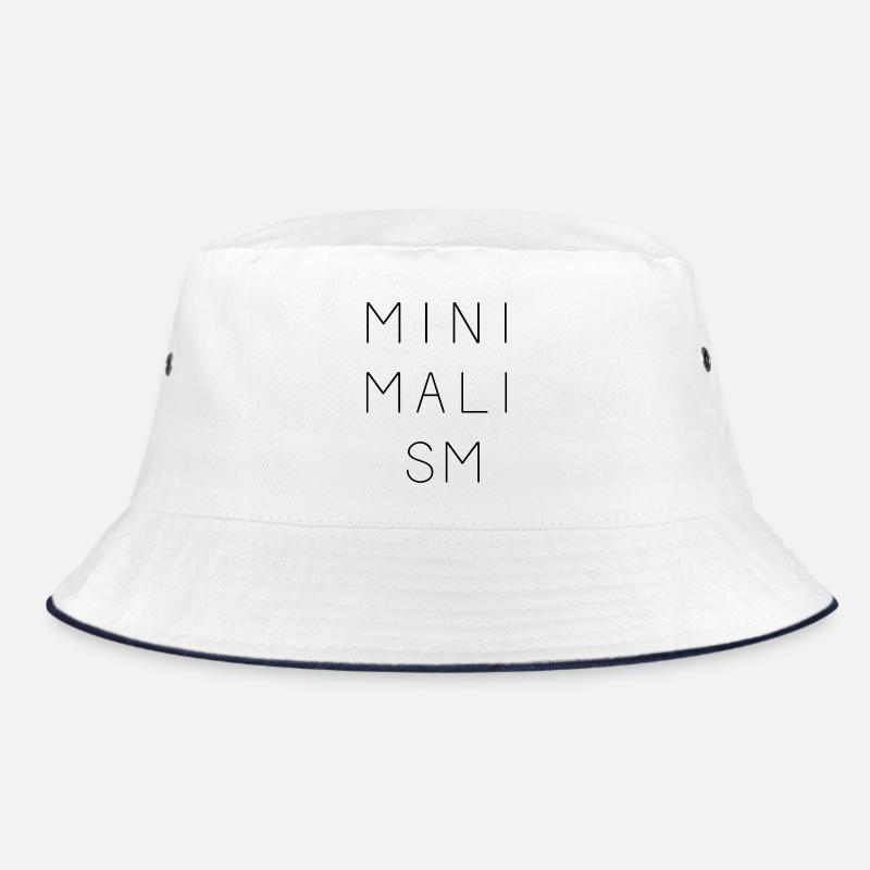 Minimalismus Bucket Hat