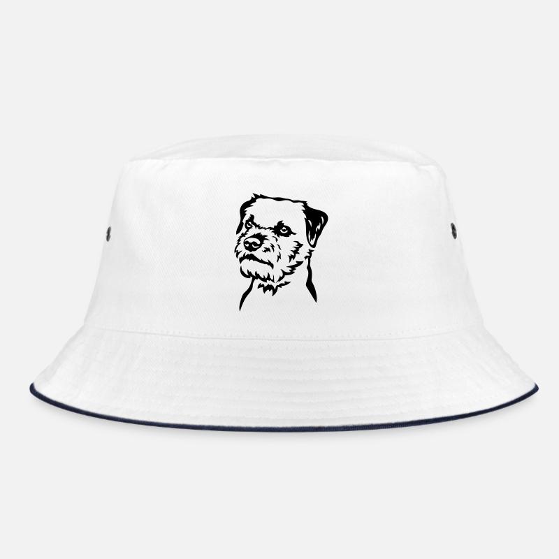 Border Terrier Head Bucket Hat