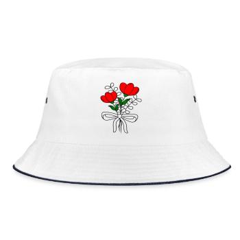 Blumenstrauss, Fleurs - Bob - blanc/marine - Devant
