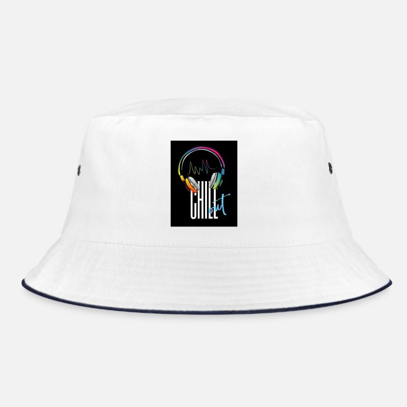 Kopfhörer Keep Calm and Chill Out - Cooles Design Bucket Hat